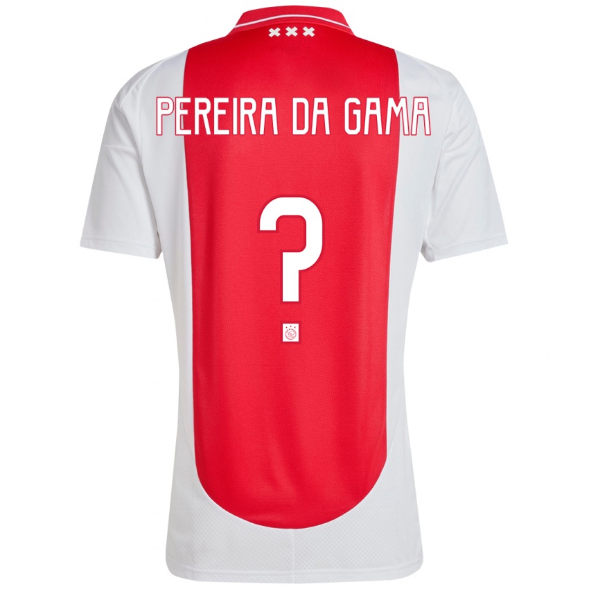 Homem Camisola Haniel Pereira Da Gama #0 Branco Vermelho Principal 2024/25 Camisa Brasil