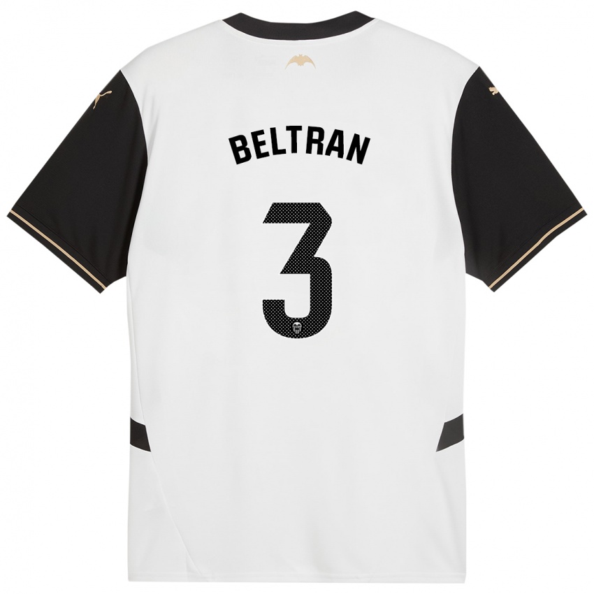 Homem Camisola Bea Beltran #3 Preto Branco Principal 2024/25 Camisa Brasil