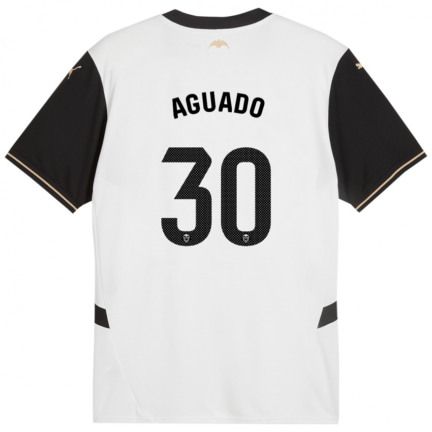 Homem Camisola Julia Aguado #30 Preto Branco Principal 2024/25 Camisa Brasil