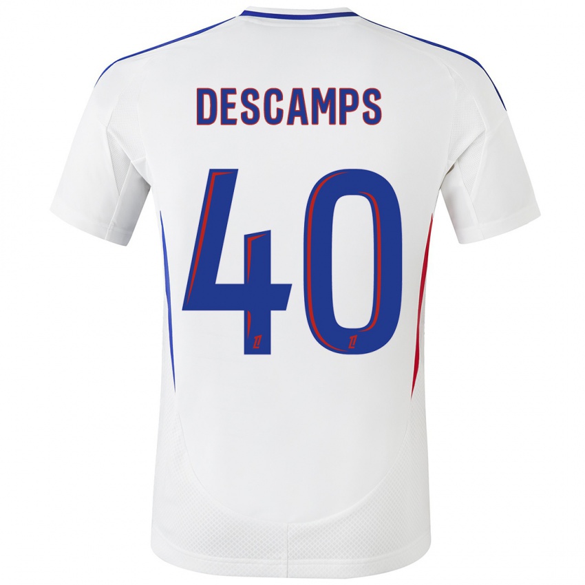 Homem Camisola Rémy Descamps #40 Azul Branco Principal 2024/25 Camisa Brasil