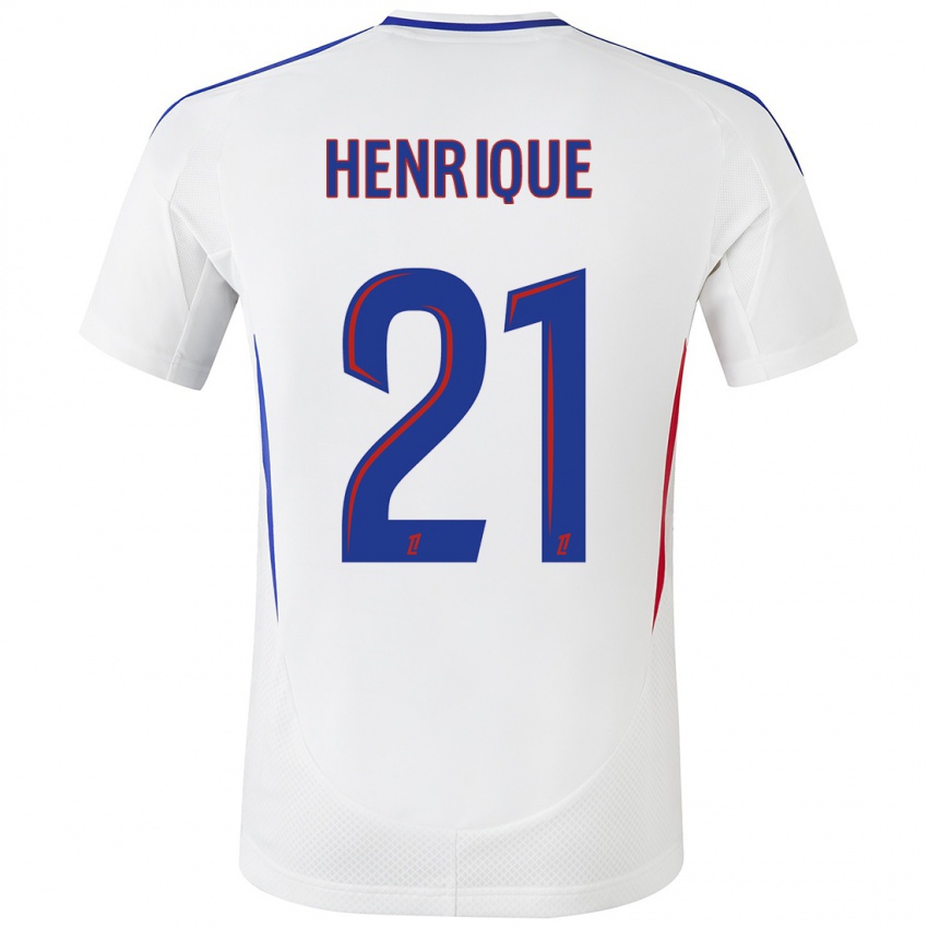 Homem Camisola Henrique #21 Azul Branco Principal 2024/25 Camisa Brasil