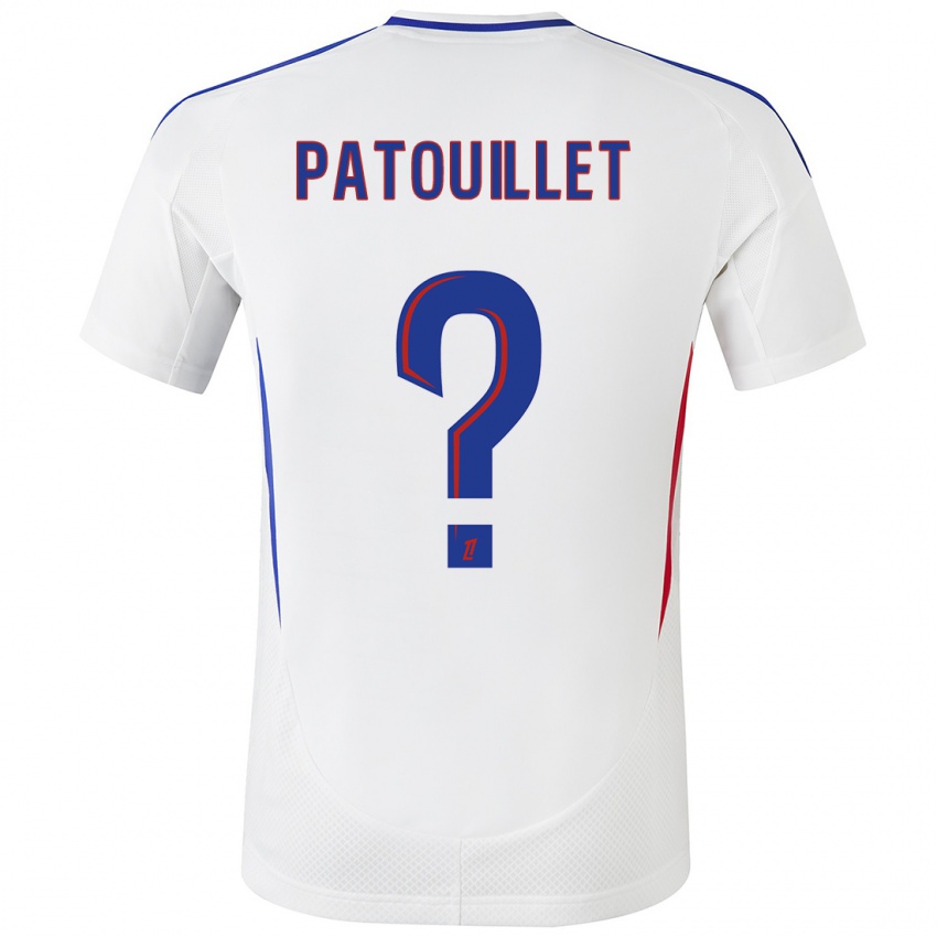 Homem Camisola Mathieu Patouillet #0 Azul Branco Principal 2024/25 Camisa Brasil