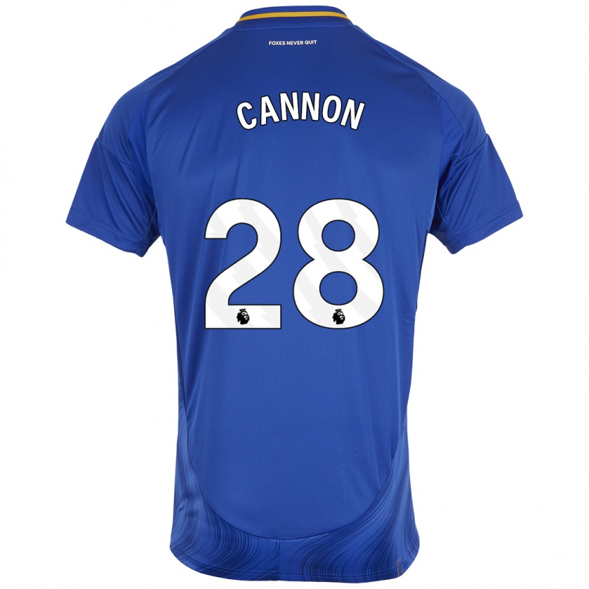 Homem Camisola Thomas Cannon #28 Azul Branco Principal 2024/25 Camisa Brasil