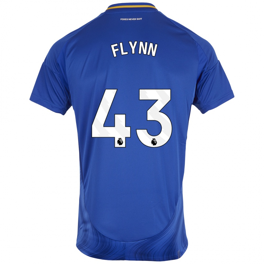 Homem Camisola Shane Flynn #43 Azul Branco Principal 2024/25 Camisa Brasil