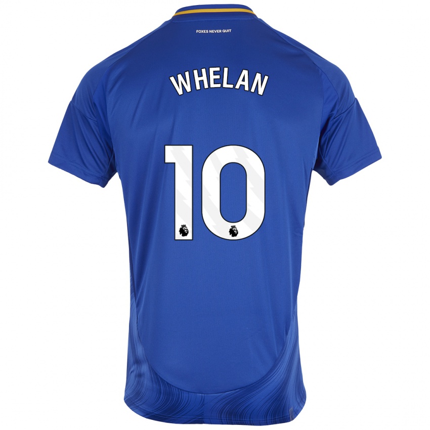 Homem Camisola Aileen Whelan #10 Azul Branco Principal 2024/25 Camisa Brasil