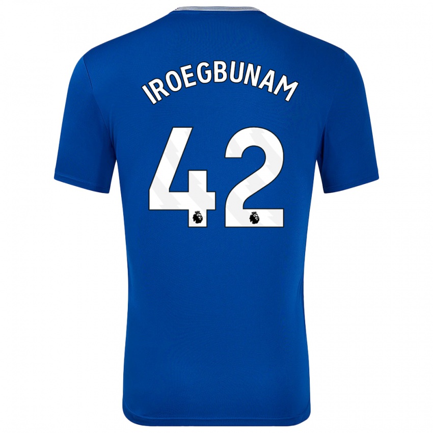 Homem Camisola Tim Iroegbunam #42 Azul Com Principal 2024/25 Camisa Brasil