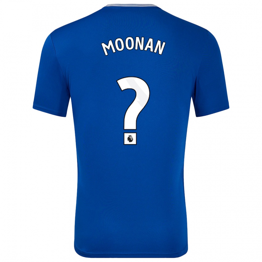 Homem Camisola Bradley Moonan #0 Azul Com Principal 2024/25 Camisa Brasil