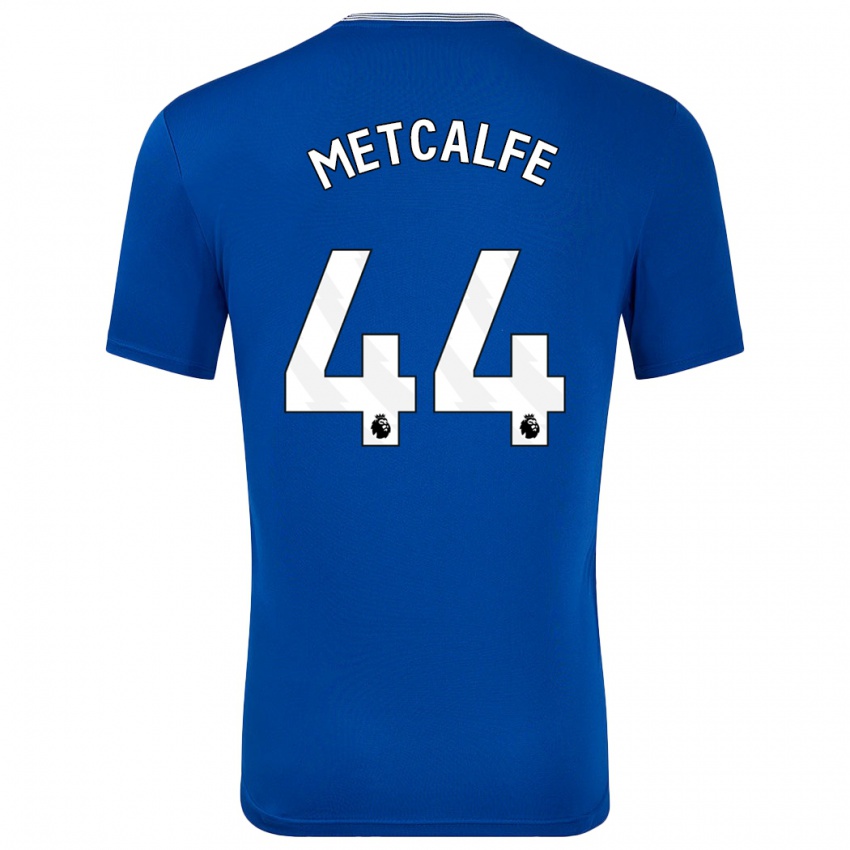 Homem Camisola Jenson Metcalfe #44 Azul Com Principal 2024/25 Camisa Brasil