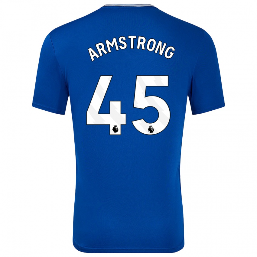 Homem Camisola Harrison Armstrong #45 Azul Com Principal 2024/25 Camisa Brasil