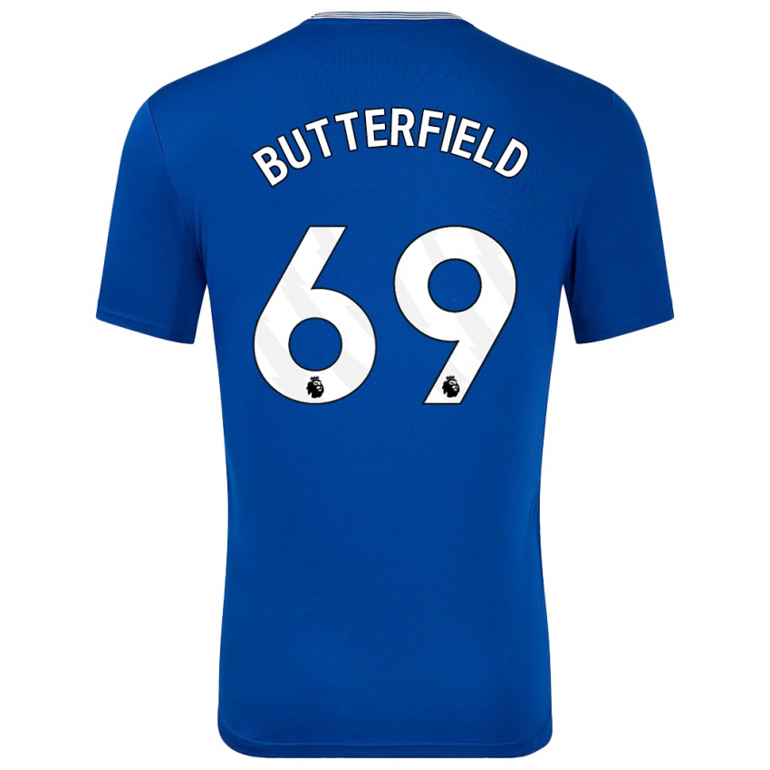 Homem Camisola Luke Butterfield #69 Azul Com Principal 2024/25 Camisa Brasil