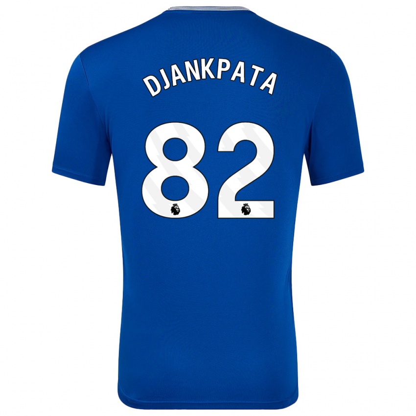 Homem Camisola Halid Djankpata #82 Azul Com Principal 2024/25 Camisa Brasil