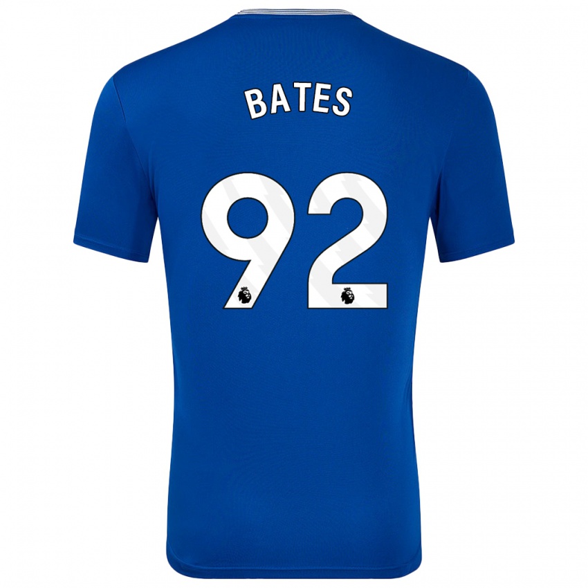 Homem Camisola Callum Bates #92 Azul Com Principal 2024/25 Camisa Brasil