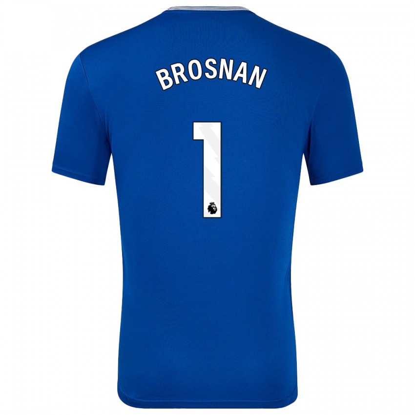 Homem Camisola Courtney Brosnan #1 Azul Com Principal 2024/25 Camisa Brasil