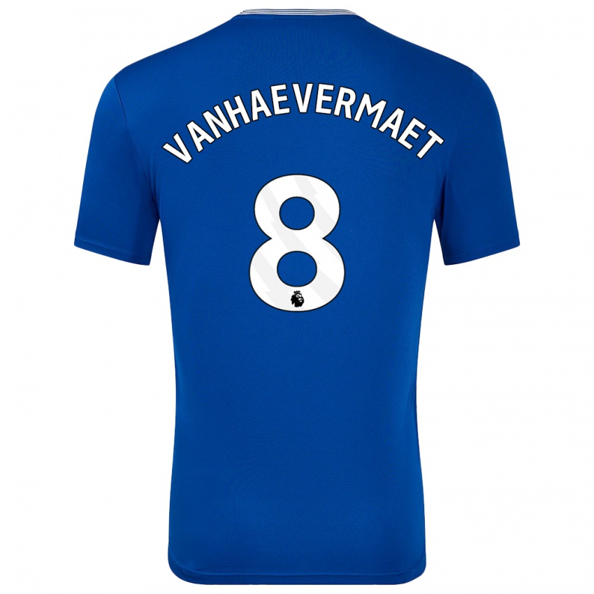 Homem Camisola Justine Vanhaevermaet #8 Azul Com Principal 2024/25 Camisa Brasil