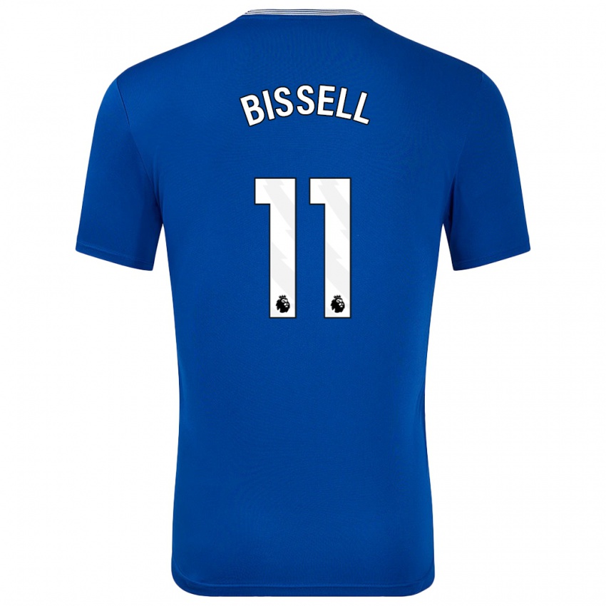 Homem Camisola Emma Bissell #11 Azul Com Principal 2024/25 Camisa Brasil