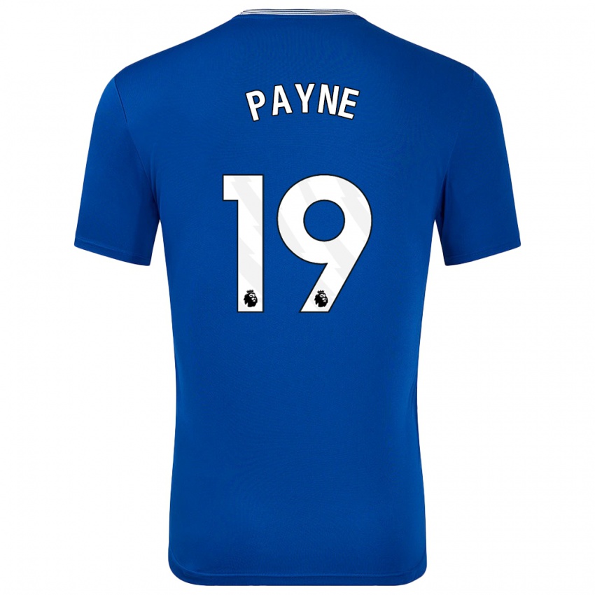 Homem Camisola Heather Payne #19 Azul Com Principal 2024/25 Camisa Brasil