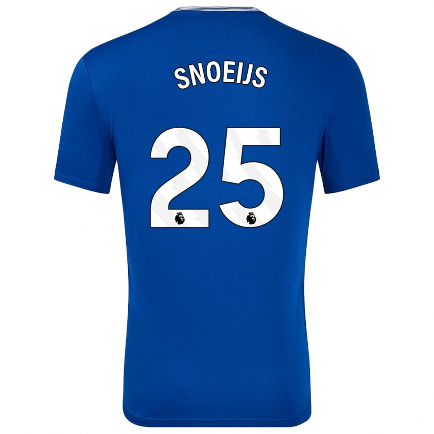 Homem Camisola Katja Snoeijs #25 Azul Com Principal 2024/25 Camisa Brasil