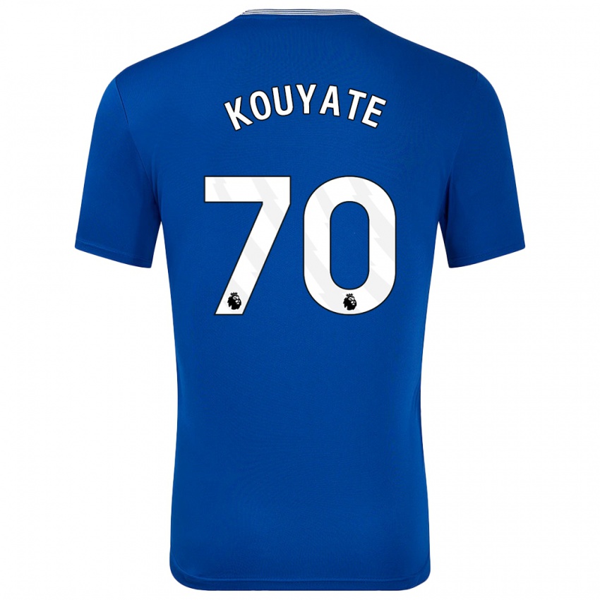 Homem Camisola Katia Kouyate #70 Azul Com Principal 2024/25 Camisa Brasil