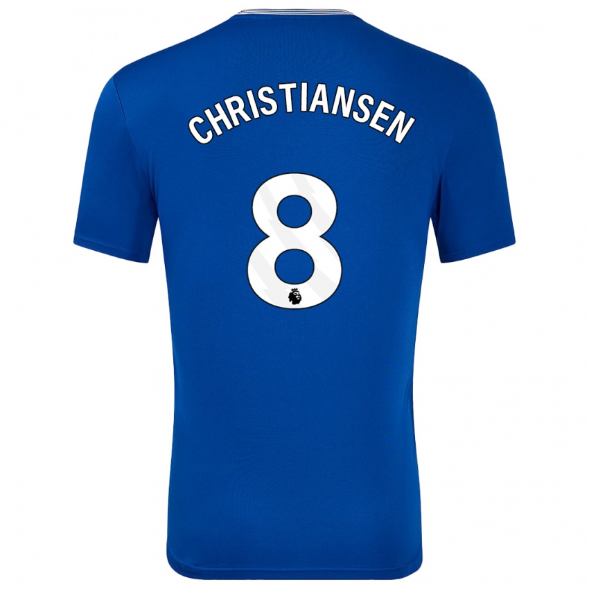 Homem Camisola Izzy Christiansen #8 Azul Com Principal 2024/25 Camisa Brasil