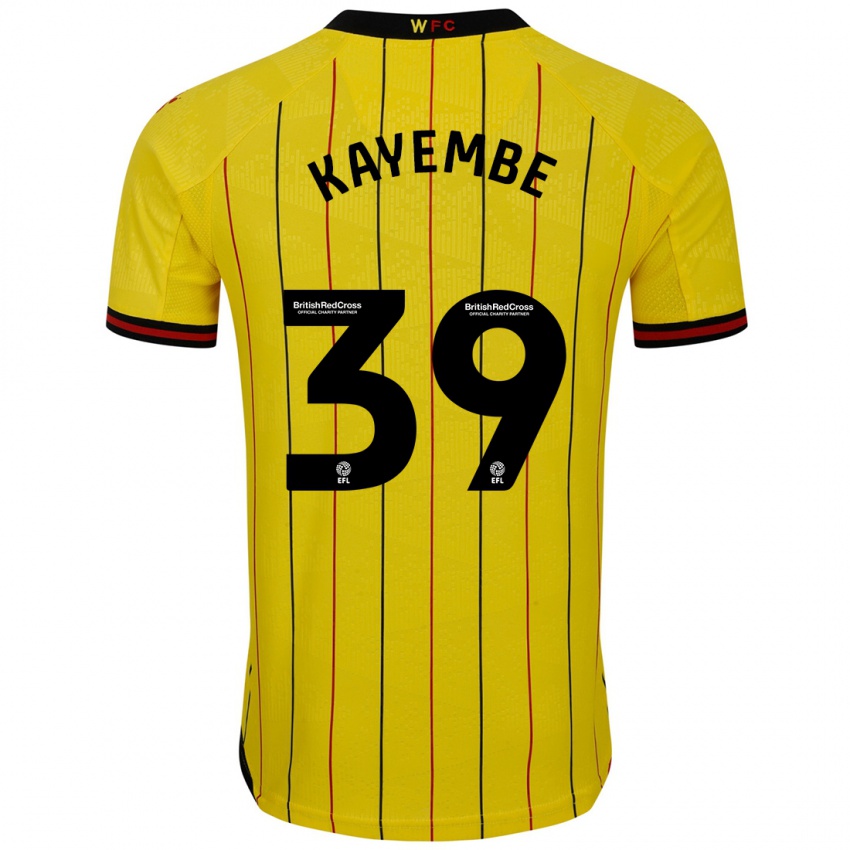 Homem Camisola Edo Kayembe #39 Preto Amarelo Principal 2024/25 Camisa Brasil