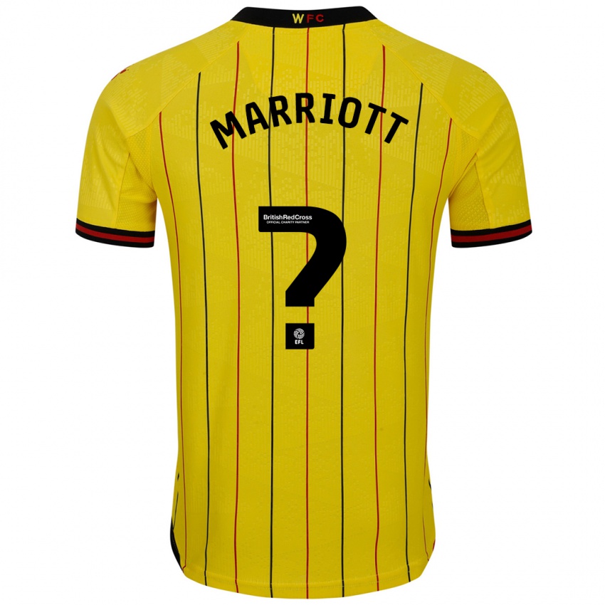 Homem Camisola Alfie Marriott #0 Preto Amarelo Principal 2024/25 Camisa Brasil