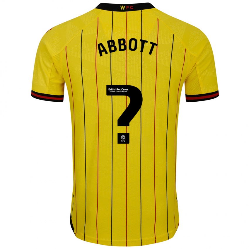 Homem Camisola George Abbott #0 Preto Amarelo Principal 2024/25 Camisa Brasil