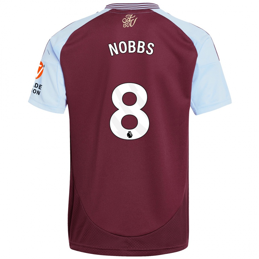 Homem Camisola Jordan Nobbs #8 Crédito Borboleta Azul Principal 2024/25 Camisa Brasil