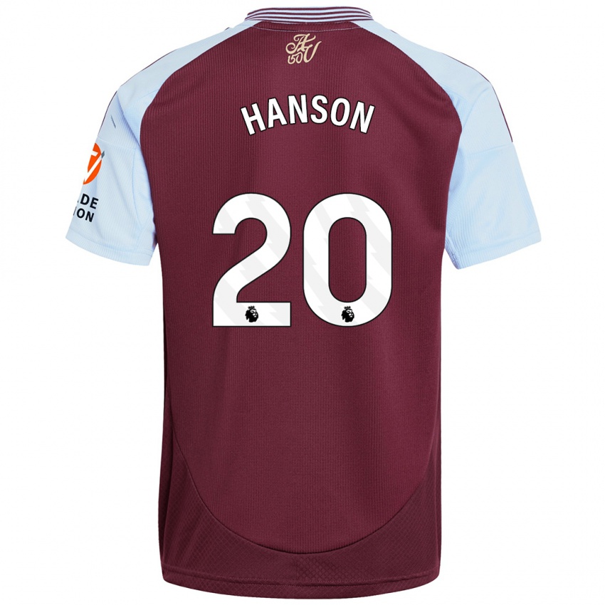 Homem Camisola Kirsty Hanson #20 Crédito Borboleta Azul Principal 2024/25 Camisa Brasil