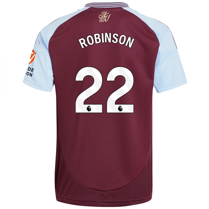 Homem Camisola Katie Robinson #22 Crédito Borboleta Azul Principal 2024/25 Camisa Brasil