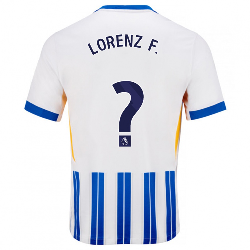 Homem Camisola Lorenz Ferdinand #0 Branco Azul Principal 2024/25 Camisa Brasil