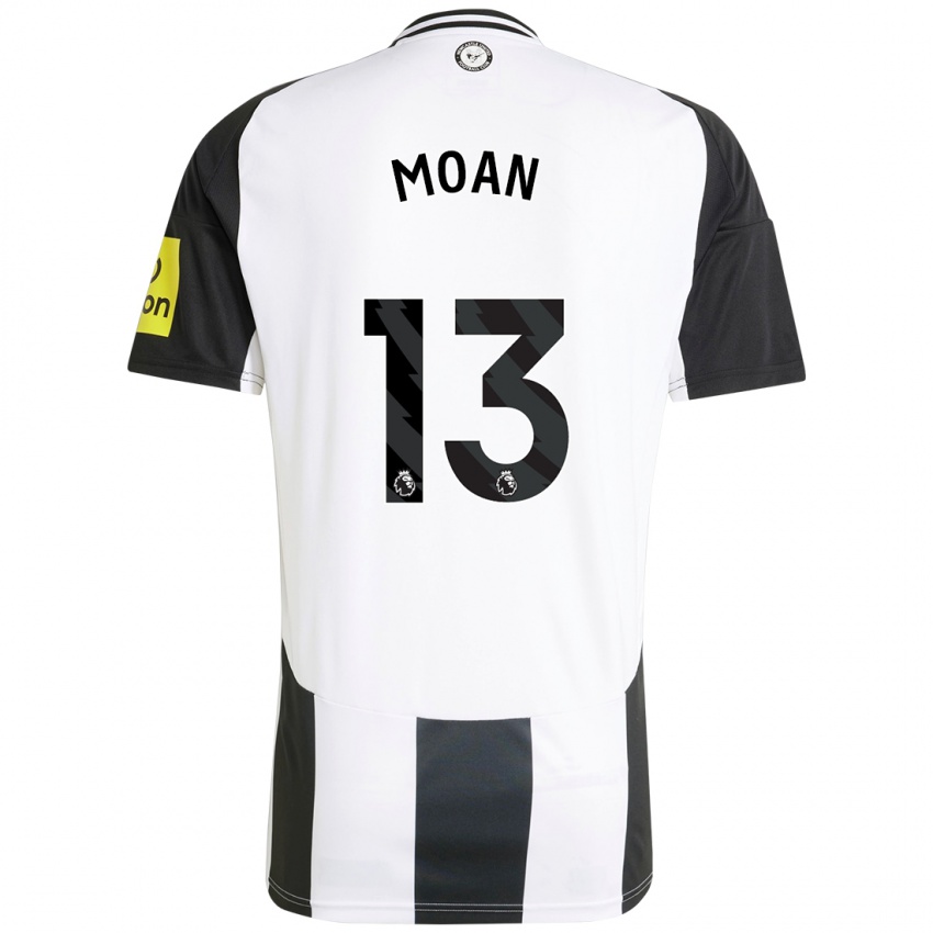 Homem Camisola Claudia Moan #13 Preto Branco Principal 2024/25 Camisa Brasil