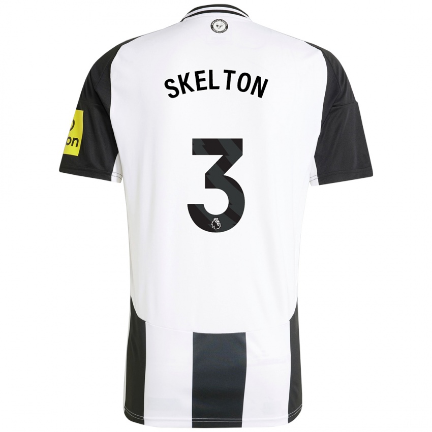 Homem Camisola Keira Skelton #3 Preto Branco Principal 2024/25 Camisa Brasil