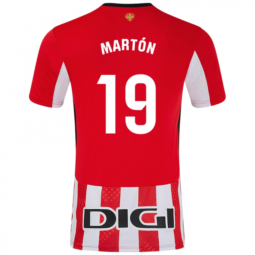 Homem Camisola Javier Marton #19 Branco Vermelho Principal 2024/25 Camisa Brasil