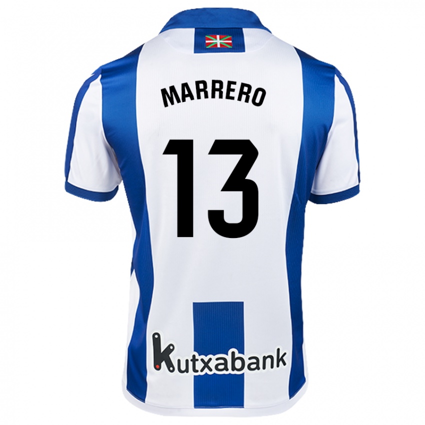 Homem Camisola Unai Marrero #13 Azul Branco Principal 2024/25 Camisa Brasil