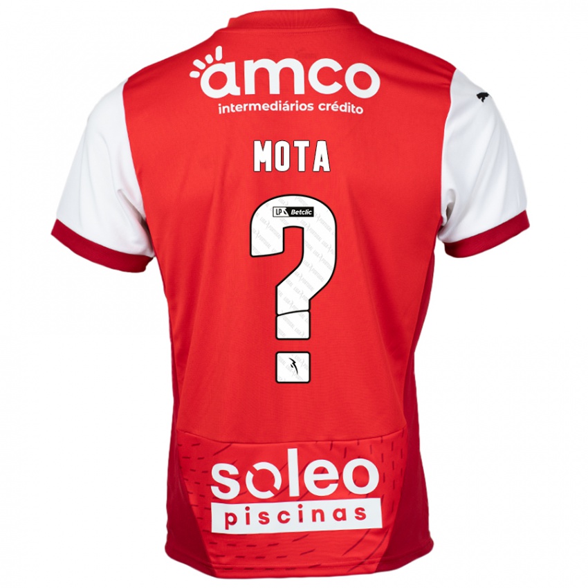 Homem Camisola Edgar Mota #0 Vermelho Branco Principal 2024/25 Camisa Brasil