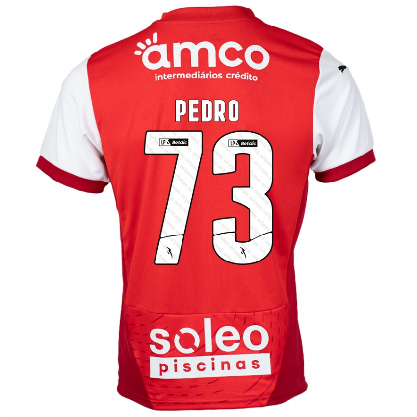 Homem Camisola Zé Pedro #73 Vermelho Branco Principal 2024/25 Camisa Brasil