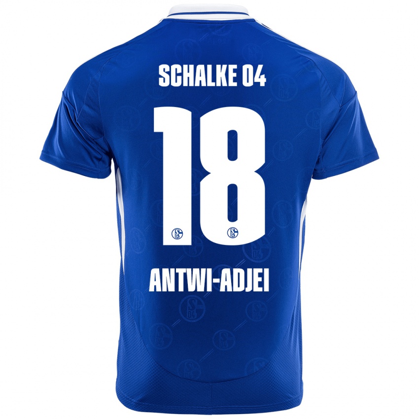 Homem Camisola Christopher Antwi-Adjei #18 Azul Real Principal 2024/25 Camisa Brasil