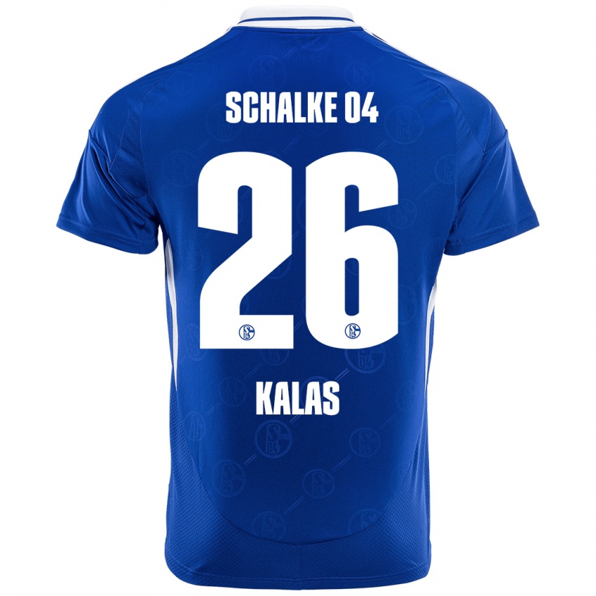 Homem Camisola Tomas Kalas #26 Azul Real Principal 2024/25 Camisa Brasil