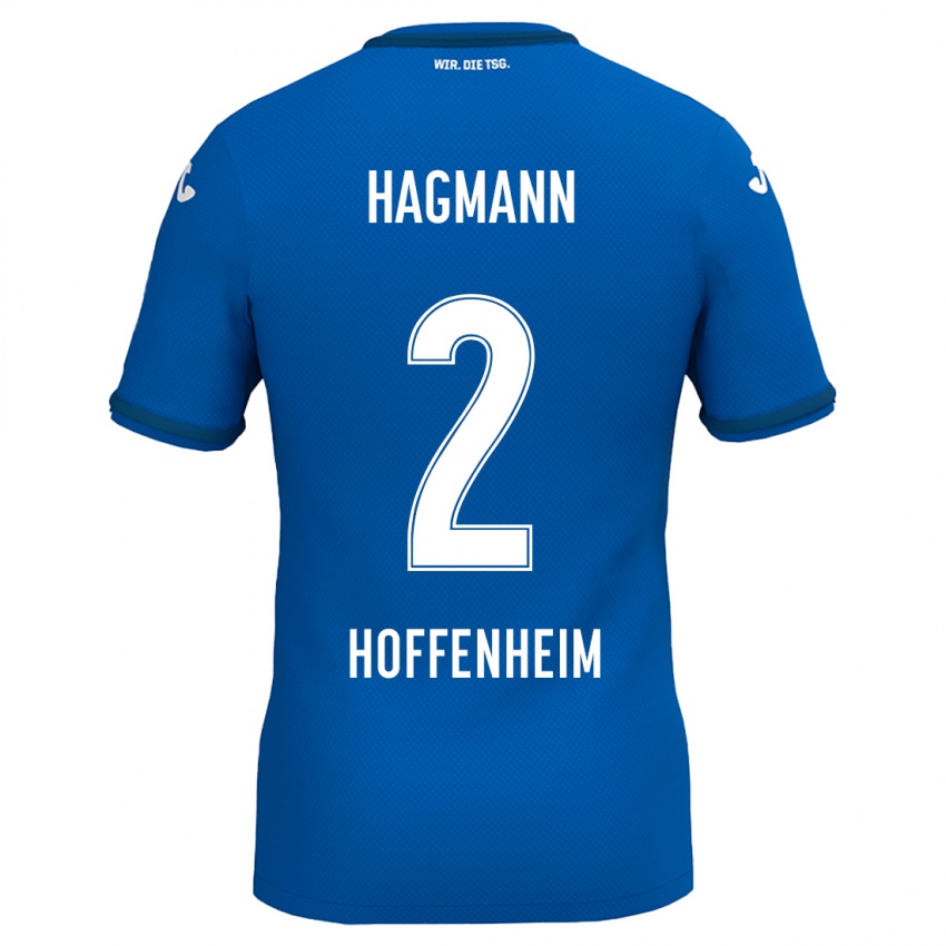 Homem Camisola Felix Hagmann #2 Azul Real Principal 2024/25 Camisa Brasil