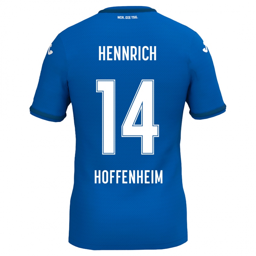 Homem Camisola Paul Hennrich #14 Azul Real Principal 2024/25 Camisa Brasil