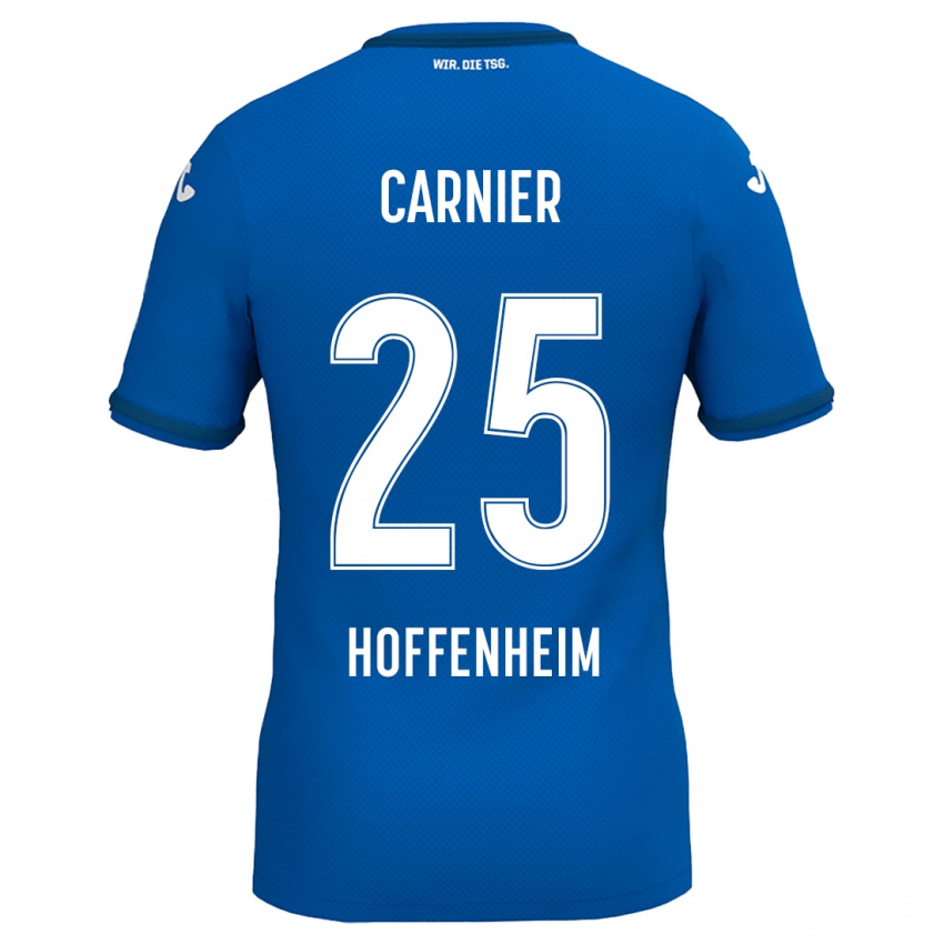 Homem Camisola Alekseï Carnier #25 Azul Real Principal 2024/25 Camisa Brasil