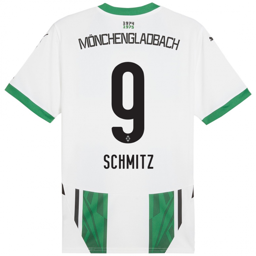 Homem Camisola Sarah Schmitz #9 Verde Branco Principal 2024/25 Camisa Brasil