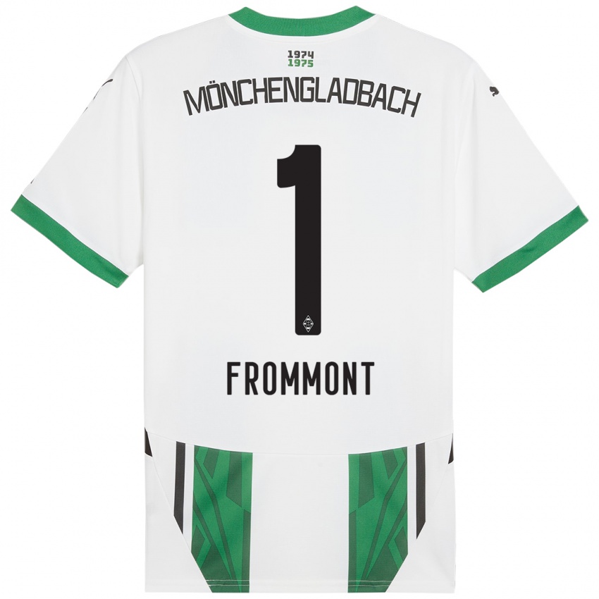 Homem Camisola Romina Frommont #1 Verde Branco Principal 2024/25 Camisa Brasil