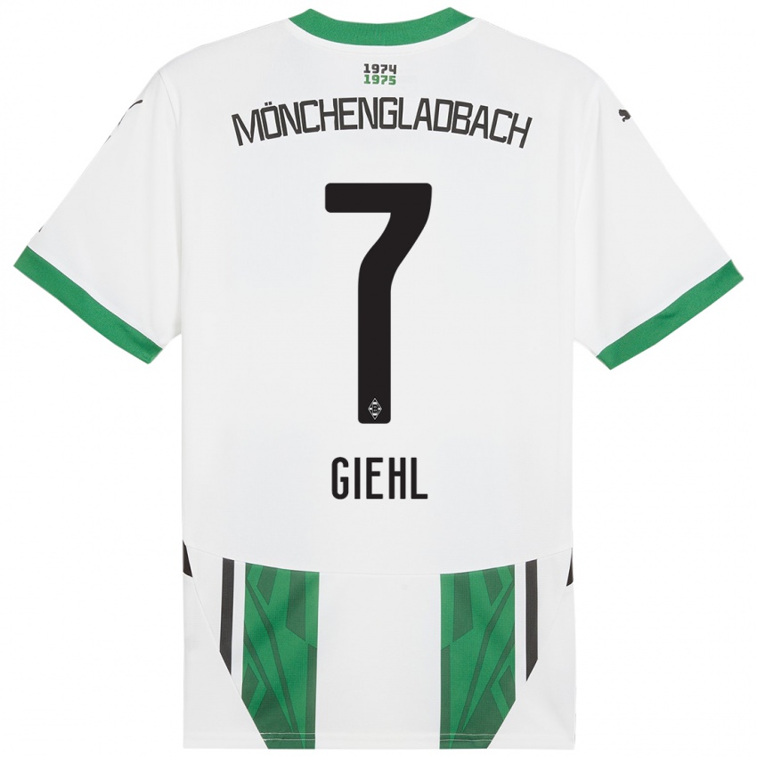 Homem Camisola Madita Giehl #7 Verde Branco Principal 2024/25 Camisa Brasil