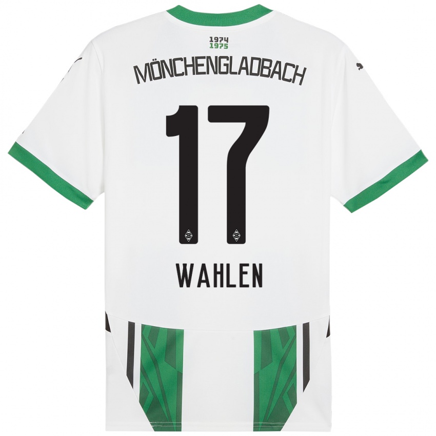 Homem Camisola Vanessa Wahlen #17 Verde Branco Principal 2024/25 Camisa Brasil