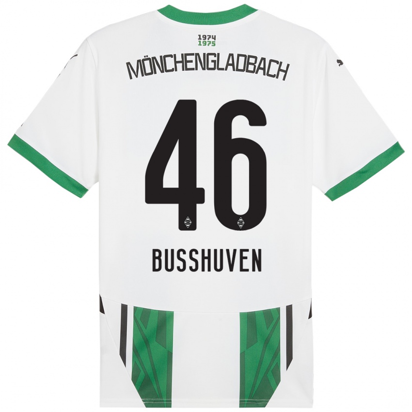 Homem Camisola Alina Busshuven #46 Verde Branco Principal 2024/25 Camisa Brasil