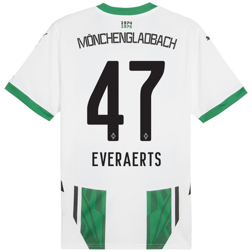 Homem Camisola Kim Everaerts #47 Verde Branco Principal 2024/25 Camisa Brasil