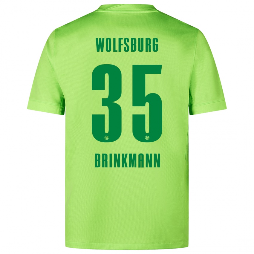 Homem Camisola Karla Brinkmann #35 Verde Fluorescente Principal 2024/25 Camisa Brasil