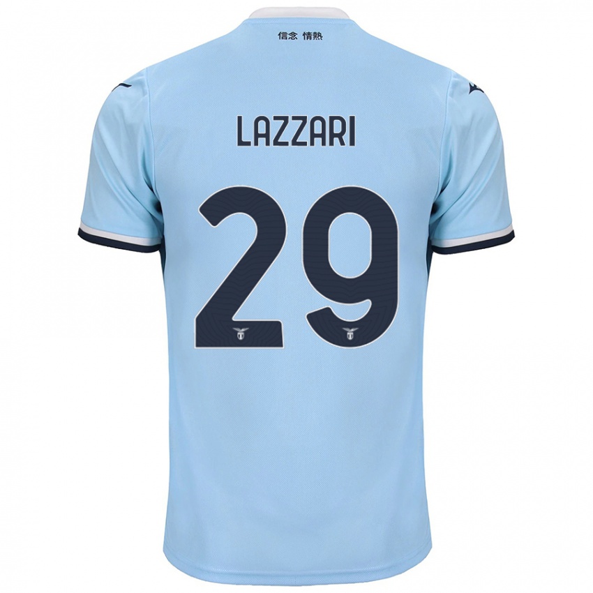 Homem Camisola Manuel Lazzari #29 Azul Principal 2024/25 Camisa Brasil