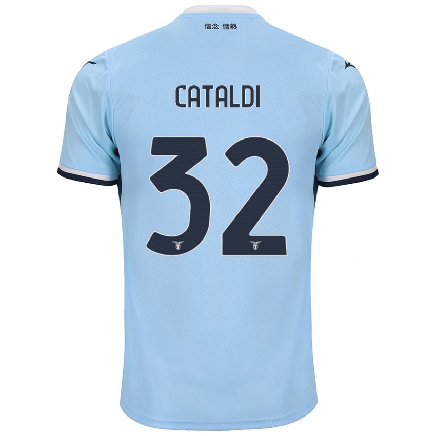 Homem Camisola Danilo Cataldi #32 Azul Principal 2024/25 Camisa Brasil